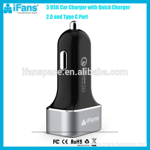 New Arrival Qualcomm Quick Charger QC 3.0 Fast Charging Port with USB C for all Smarphones